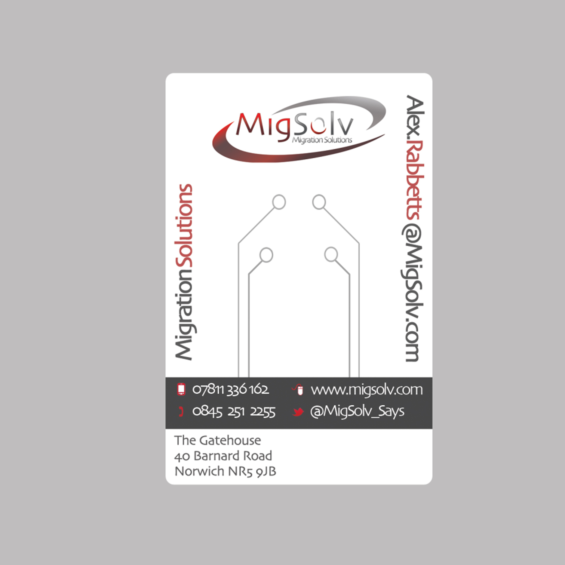 MigSolv Business Cards